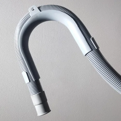 Vista 5 de Lavado universal en forma de U. Mach. Conjunto de guía de manguera de drenaje - 1 forma de U gris + 2 adhesivos adhesivos para bridas de cables