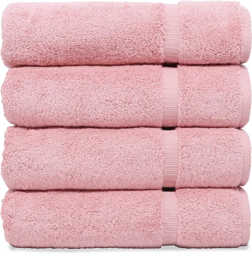 Vista 54 de Colección Luxury Hotel & Spa Altamente Absorbente, Secado Rápido 100% Algodón Turco 700 GSM, Toalla Eco Amigable, para Baño Borde Dobby Toalla