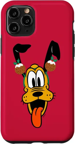 Vista 29 de Disney Plutón - Funda para iPhone 17 con diadema de pudín navideño