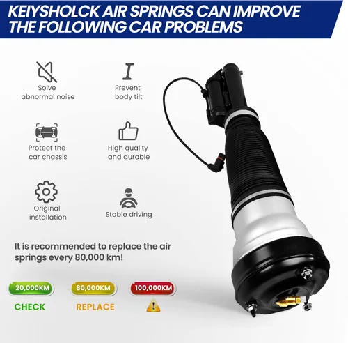 Vista 6 de Reemplazo del amortiguador de puntal de aire delantero compatible con 1999-2006 Benz S600 S500 S430 S420 S350 S320 Amortiguador de suspensión