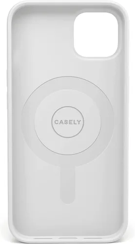 Vista 3 de Carcasa Casely para iPhone 13 Full Bloom Floral azul marino Compatible con MagSafe Diseño ultra delgado clásico Floración completa Floral