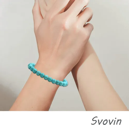 Vista 5 de Svovin Juego de 12 pulseras de piedras preciosas curativas de cuentas de 0.315in para hombres y mujeres, unisex, ojo de tigre, amatista, energía