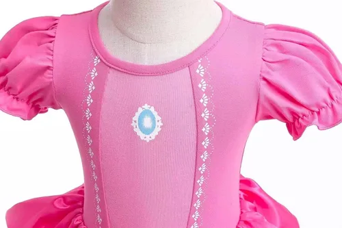 Vista 3 de Szytypyl Disfraz de princesa para bebé, mameluco con diadema