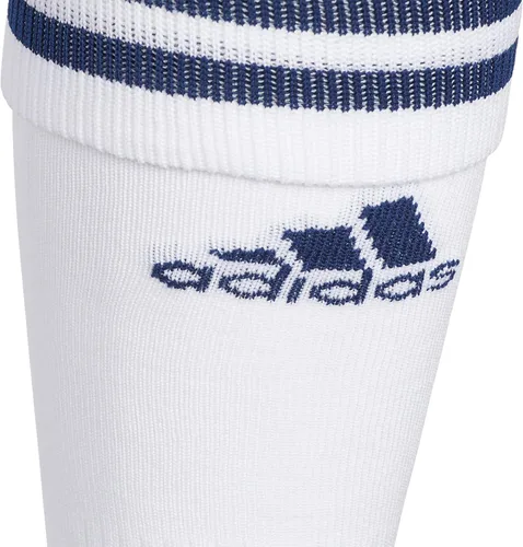 Vista 3 de adidas Copa Zone Cushion 4 - Calcetines de fútbol (1 par) para hombres, mujeres, niños y niñas, BlancoTeam Navy Blue