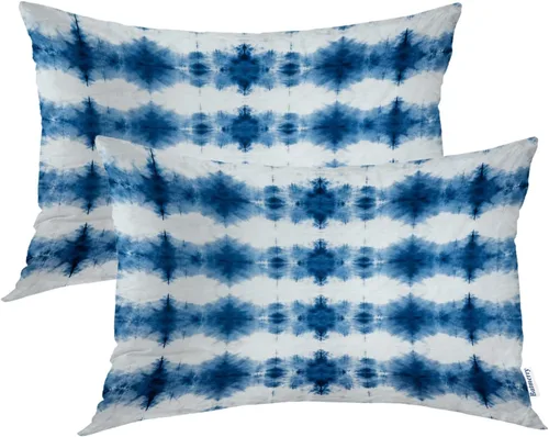 Vista 25 de Batmerry Fundas de almohada de bosque de arce otoñal, casas de sillas de madera, hojas amarillas, fundas de almohada decorativas, impresión digital