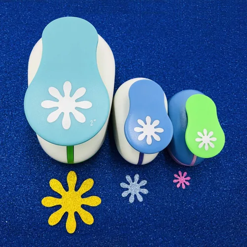 Vista 6 de Punchers de papel de 2 pulgadas, 1 pulgada y 5/8 pulgadas, 3 piezas, para álbumes de recortes, para manualidades (mariposa)