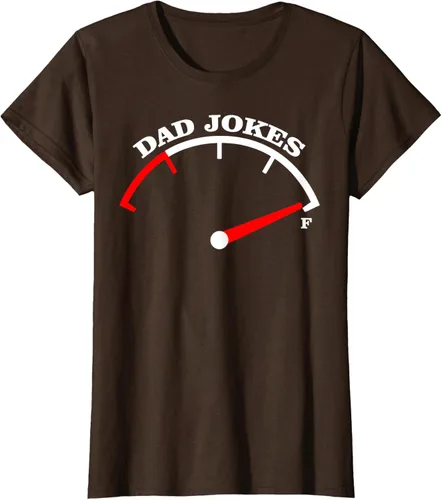 Vista 17 de Día del Padre Dad Jokes Fuel Car Pun Cargando Camiseta Padre, Negro
