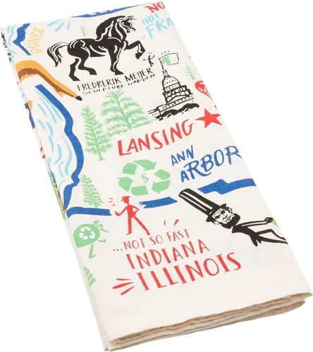 Vista 10 de Primitives by Kathy - Toalla de cocina, Algodón, 28" Hermosa sirena