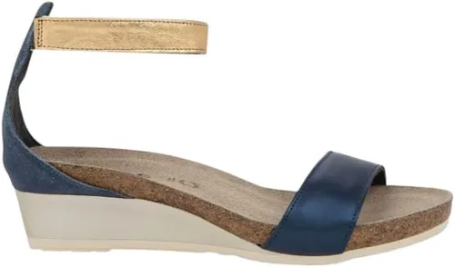 Vista 15 de NAOT Calzado Pixie Sandalia para mujer Lagartija beige/oro rosa