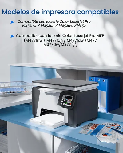 Vista 2 de GPC Image Carttidge de tóner 410A M477fnw para HP 410A Cartucho de tóner 4