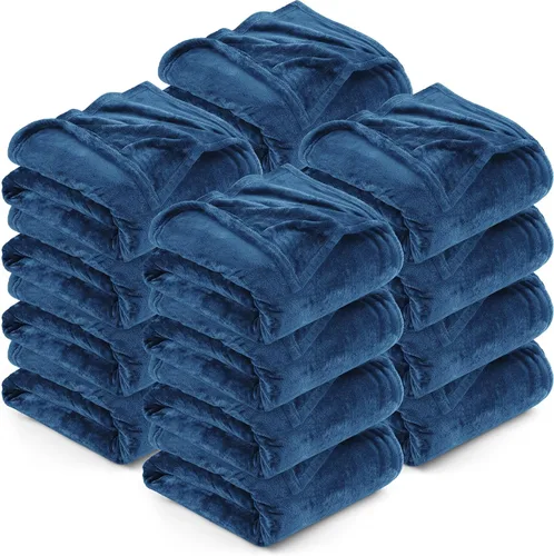 Vista 53 de Utopia Bedding - Manta de vellón de lujo, mullida, antiestática; manta de suave microfibra de 8.8 oz/yd² (300 g/m²) para sofá y cama; tamaño Gris