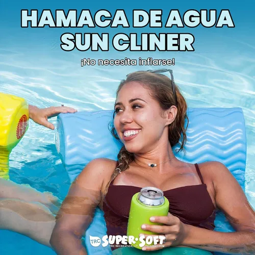 Vista 2 de TRC Recreation Hamaca de agua Sun Cliner
