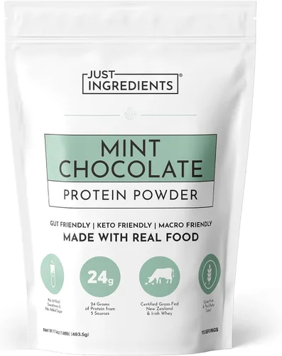 Vista 31 de JUST INGREDIENTS Chai Proteína en polvo – Mezcla de 30 porciones con suero 100% alimentado con pasto y proteínas vegetales orgánicas – Sabor cálido