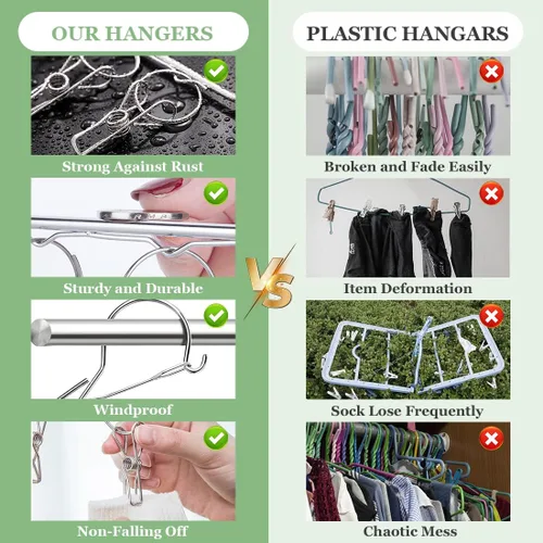 Vista 3 de 40 clips de almacenamiento para la pared de la puerta, ganchos para sombreros para organizador de armario y almacenamiento para gorras de béisbol