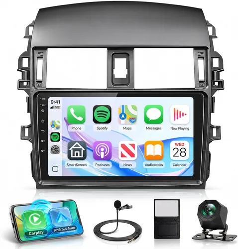 Vista 9 de Radio de coche Carplay 2G+64G para Toyota Corolla 2009 2010 2011 2012 2013, Rimoody estéreo de coche Android Android auto GPS WiFi pantalla táctil 4