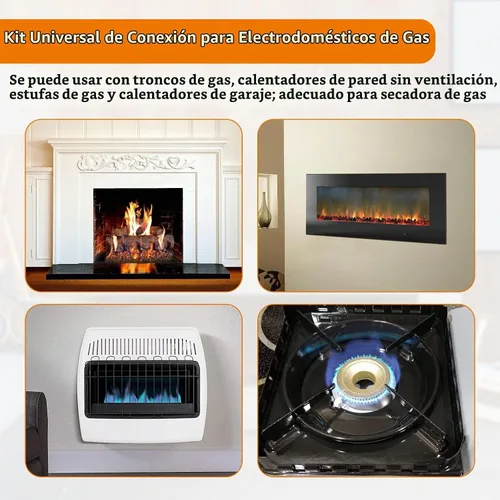 Vista 4 de F271239 Kit de conexión universal para electrodomésticos de gas de una sola