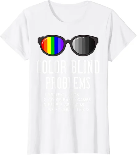 Vista 15 de Color Blind Problems - Camiseta para regalo con gafas de prueba