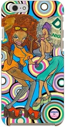 Vista 23 de MSOJ1C-ABWH-151-M827 Cute Dancers, Circle and Yellow Back Design by Artwork/for Xperia J1 Compact D5788/MVNO Smartphone (SIM Free Device)