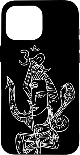Vista 19 de Lord Shiva Hindu God Spiritual Yogi Inspirational Yoga Case for iPhone 17
