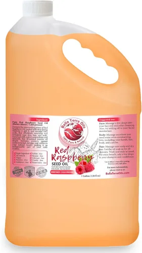 Vista 10 de Bella Terra Oils - Aceite de semilla de frambuesa roja de 4 onzas - Alquimia pura prensada en frío, abundante en ácido elágico y ácidos grasos