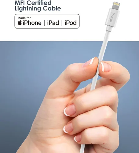 Vista 4 de Cargador de 20 W para iPhone y iPad, juego de cargador de pared dual USB C y USB con cable Lightning tipo C compatible con iPhone 14/13/13 Pro/13