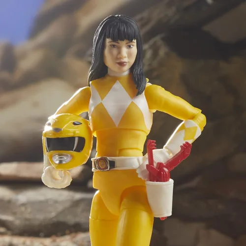 Vista 3 de Power Rangers Lightning Collection - Figura de acción coleccionable (6 pulgadas), color amarillo