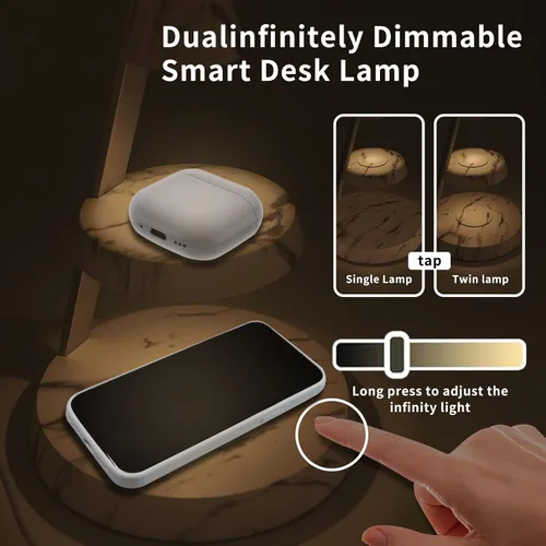 Vista 4 de Cargador inalámbrico magnético 3 en 1 torre vertical de doble capa luz nocturna de alta potencia conveniente compatible con teléfonos