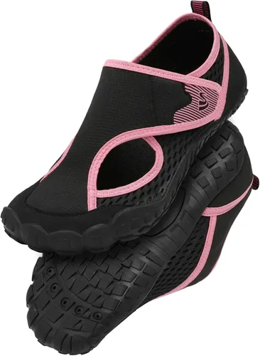 Vista 7 de Spesoul Zapatos de agua para mujeres y hombres, calcetines acuáticos de secado rápido para natación, playa, piscina, senderismo, entrenamiento