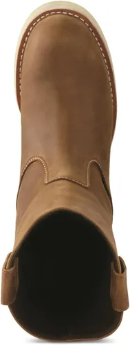 Vista 7 de Guide Gear Wedge 10” Wellington Work Boots for Men, Mid-High, Leather Shoes, Moisture-Wicking Lining