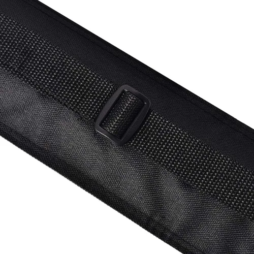 Vista 5 de Estuche de transporte para taco de billar negro, 32 pulgadas de largo, bolsa de almacenamiento para taco de billar