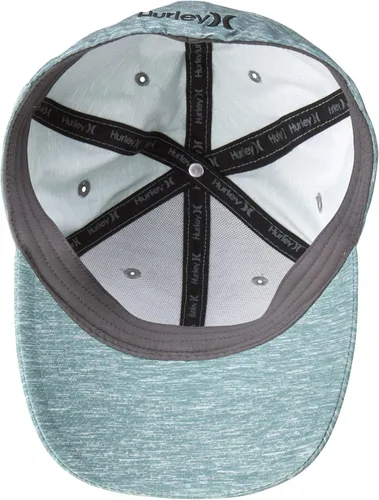 Vista 5 de Hurley Sombrero para hombre - H2O-DRI Phantom Relay Curved Brim Stretch Fitted Cap, Gris