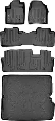 Vista 13 de MAXLINER Juego de alfombrillas de primera fila para Honda Accord 2013-2017