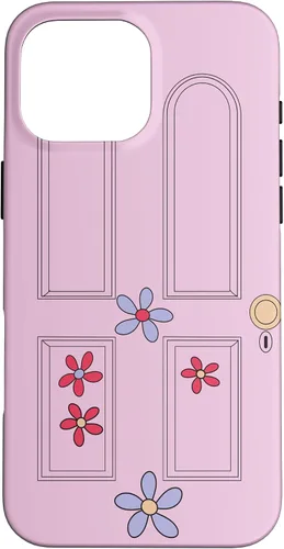Vista 19 de Disney and Pixar's Monsters, Inc. Boo Door - Carcasa para iPhone 17, color lila