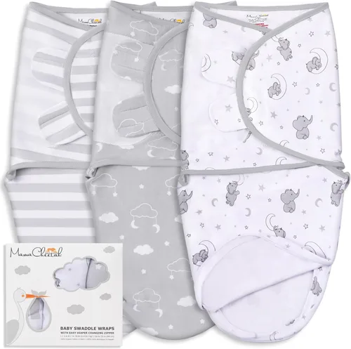 Vista 11 de Mama Cheetah Saco de envolver para bebés prematuros, saco de dormir orgánico para bebés prematuros, manta para envolver prematuros, envolturas