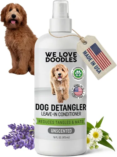 Vista 14 de We Love Doodles Spray desenredante para perros – Acondicionador sin enjuague para perros – Spray desenredante para perros – Spray desenredante