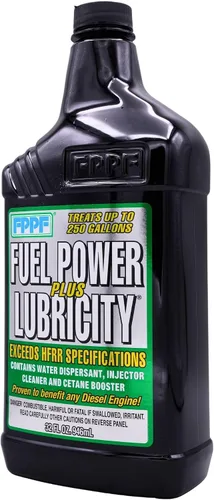 Vista 5 de 1 FPPF Lubricity Plus Fuel Power Diesel Treatment 90105 Treats up to 250 gallons of diesel fuel while cleaning injectors, dispersing water