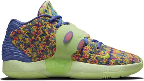 Vista 14 de Nike KD 14 Gris Lobo 2021 CW3935-100
