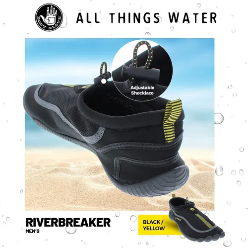 Vista 4 de Body Glove Zapatos de agua para hombre, calcetines de agua, Riverbreaker, zapatos de agua para hombre, zapatos de playa, zapatos de natación