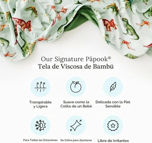 Vista 5 de Posh Peanut Conjunto de pijama de manga larga para niños hecho de viscosa Enzo