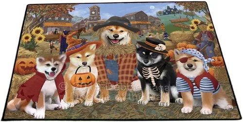 Vista 15 de Tapete antideslizante para puerta de mascotas, para interiores y exteriores del 4 de julio, para perros Shiba Inu, tapete lavable con retratos