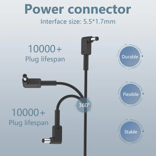 Vista 11 de Cargador para portátil N19C3 65W 45W 0.2x0.1 in compatible con Acer Aspire