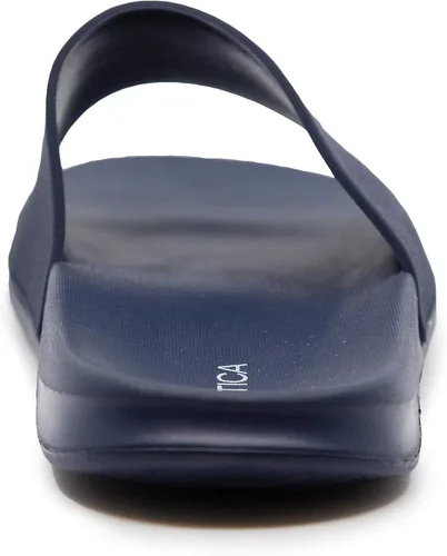 Vista 3 de Nautica Sandalias deslizantes de punta abierta para hombre - Cómodas pantuflas de ducha para interiores y exteriores Portero de la Marina