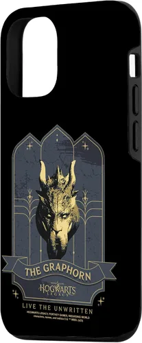 Vista 2 de Funda para iPhone 14 Hogwarts Legacy The Graphorn Golden Logo V2