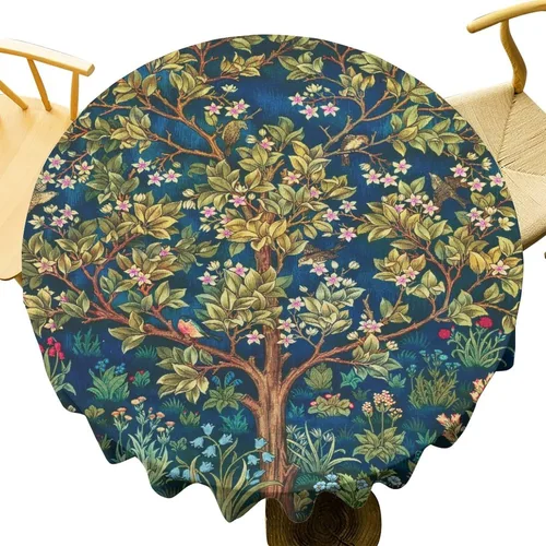 Vista 26 de Mantel azteca suroeste, diseño étnico tribal geométrico, estilo vintage, bohemio, elegante, lavable, para comedor, cocina, granja, fiesta