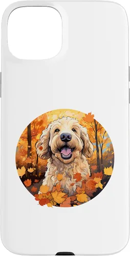 Vista 9 de Goldendoodle Autumn Funny Dog Fall Case for iPhone 17