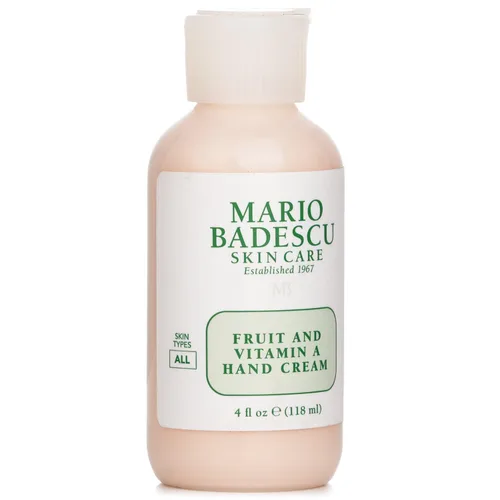 Vista 4 de Mario Badescu Crema de manos Fruit and Vitamin A – Loción ligera para manos para piel seca – Hidratante infundido con alfa-hidroxiácidos para una