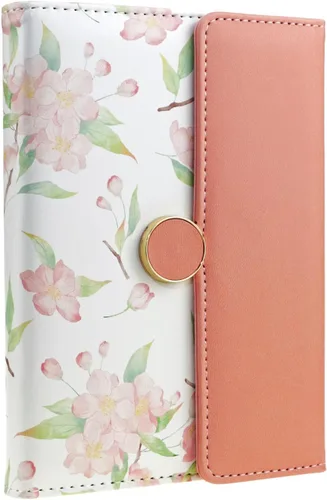 Vista 8 de Mazeran Diarios magnéticos florales, elegante tapa dura de piel sintética B6, cuaderno ejecutivo, diario de viaje, girasoles