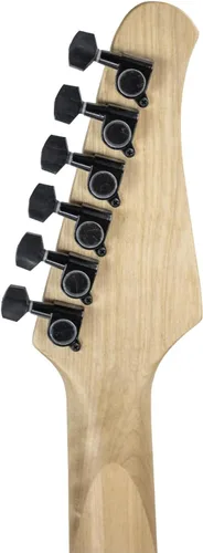 Vista 6 de Sawtooth Guitarras eléctricas de la serie Alder Wood (Apenas Aliso Rosa Zurdo)