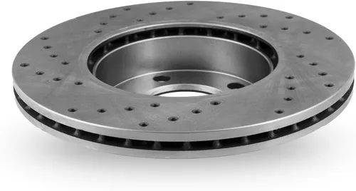Vista 8 de Drilling GT Sport Brake Disc Rotors Compatible With OPEL ZAFIRA II A05 MINIVAN 2005 2006 2007 2008 2009 2010 2011 2012 2013 2014-1635GVR - Front