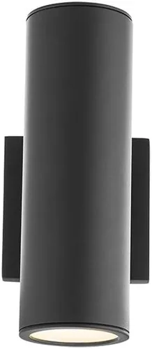 Vista 3 de WAC Lighting, Cilindro LED doble arriba y abajo de la luz de pared interior o exterior 3000K en blanco